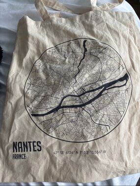 Nantes 100% French cotton tote bag